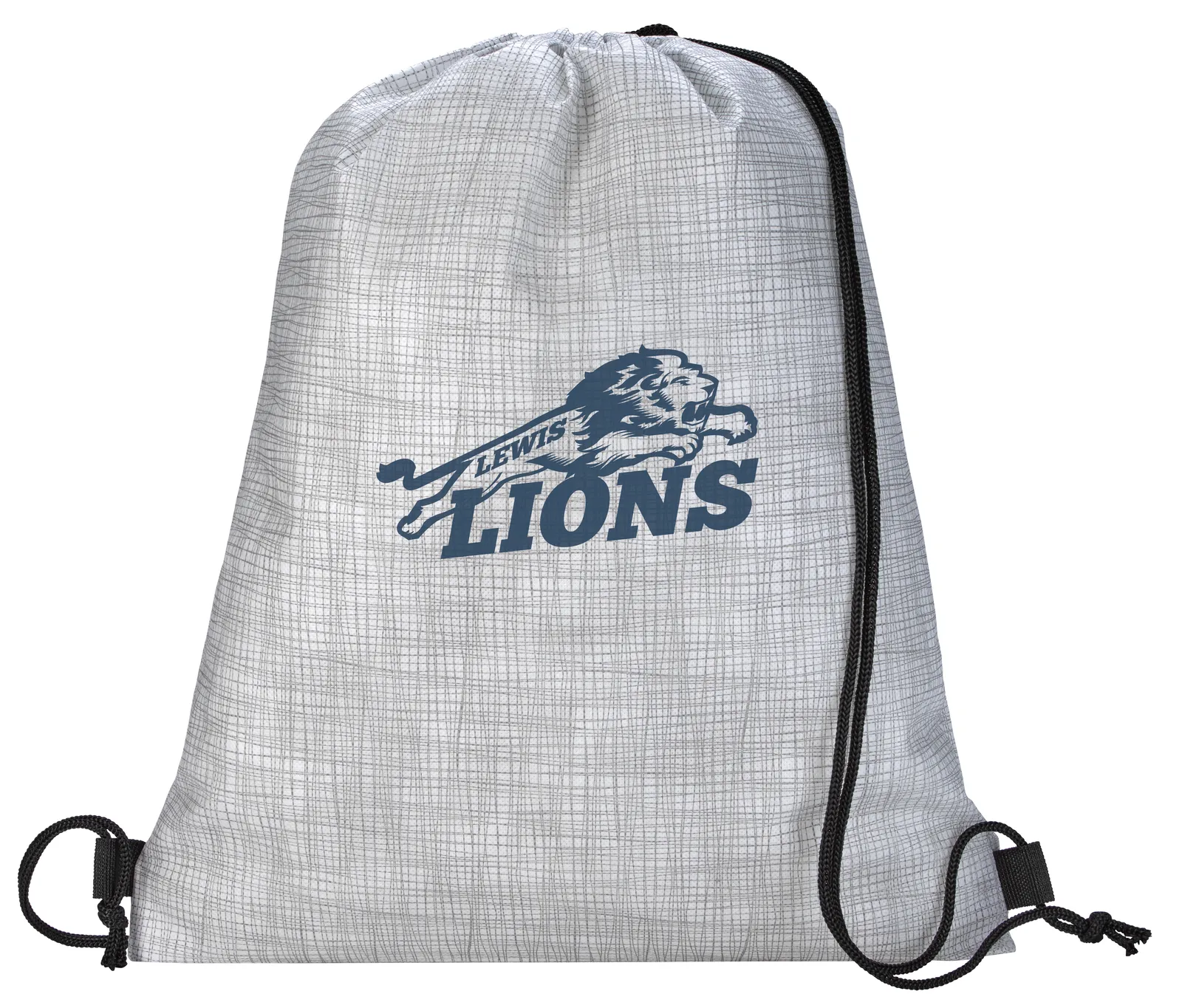 Drawstring Backpack Non-Woven Shimmer Pattern - 16.5 x 13 in - product view 13