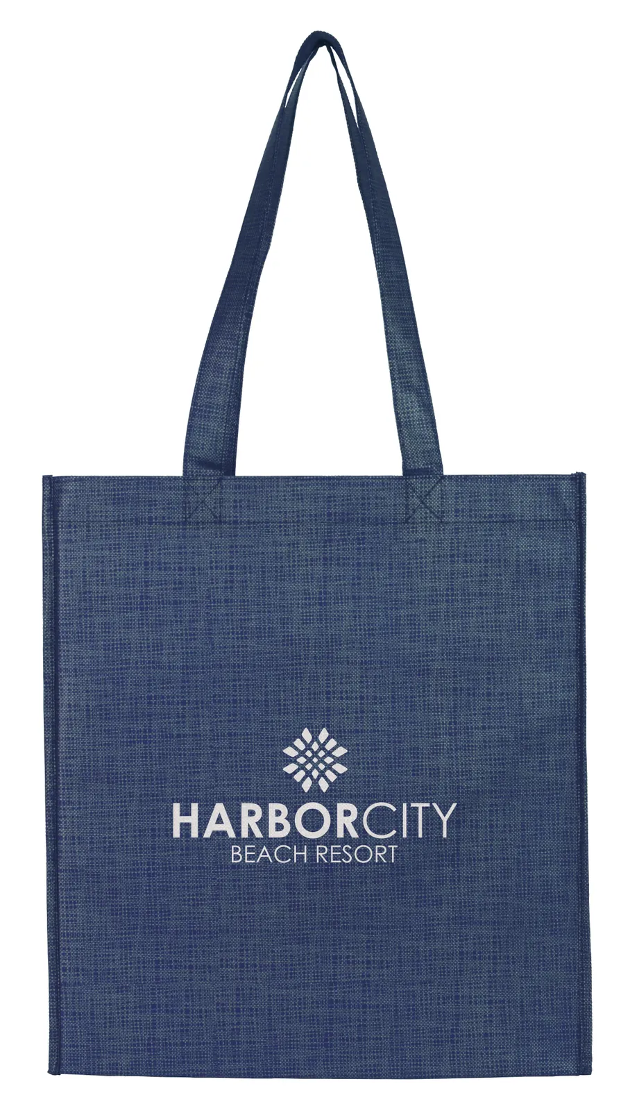 Custom Tote Bag Non-Woven Shimmer Pattern - 14.125 x 12.75 in - product view 3