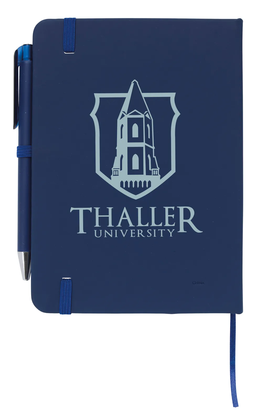 Notebook with Pen Leatherette Cover Elastic Band - 7 x 5 in - product view 13