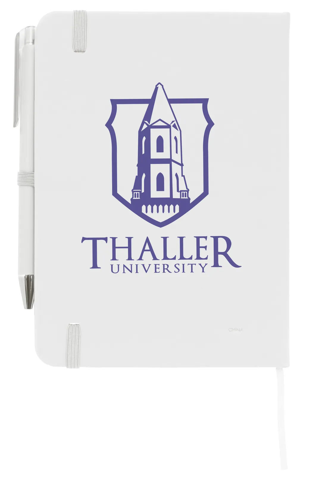 Notebook with Pen Leatherette Cover Elastic Band - 7 x 5 in - product view 23