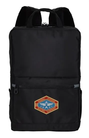 Charging Backpack with Dual Cable 900D Nylon - 16.9 x 10.6 in