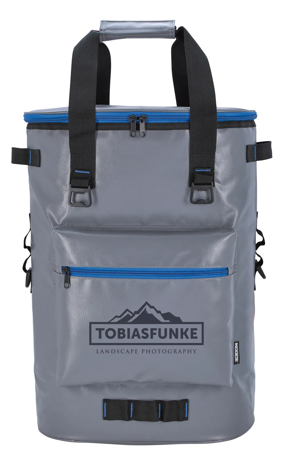 Tarpaulin Cooler Backpack 36-Can with Openers - 18.5 x 13.4 in - product view 2