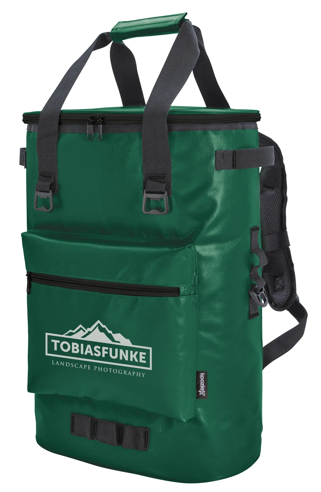 Tarpaulin Cooler Backpack 36-Can with Openers - 18.5 x 13.4 in - product view 10