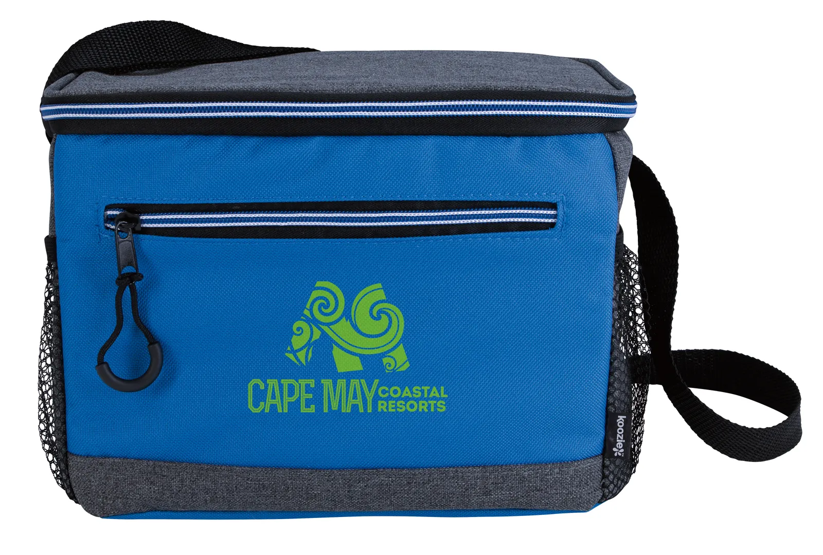 Two-Tone Lunch Cooler PEVA Lined 600D - 8 x 10 x 7 in - product view 4