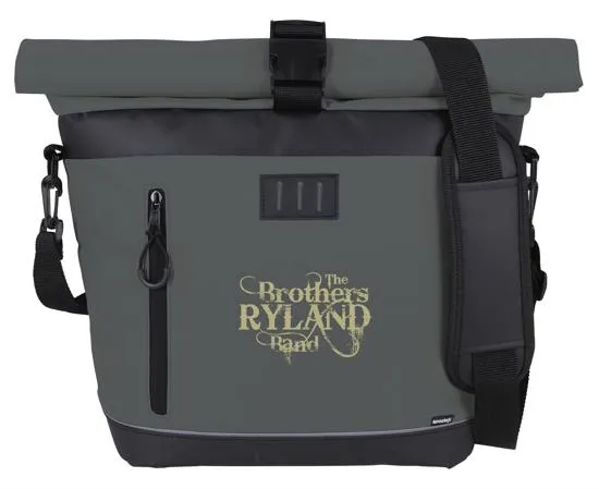 Crossbody Cooler Rolltop Tarpaulin Bottom - 21.9 x 18.5 in