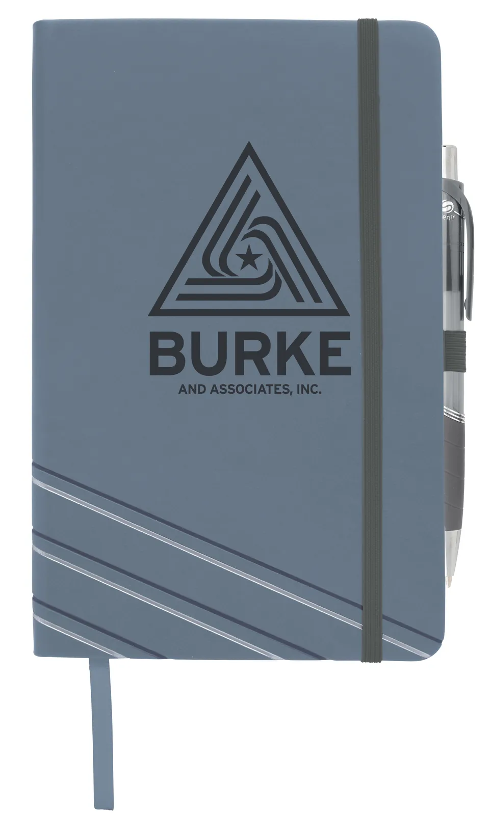 Foil Embossed Journal Leatherette Rayley Pen - 8.5 x 5.8 in - product view 5