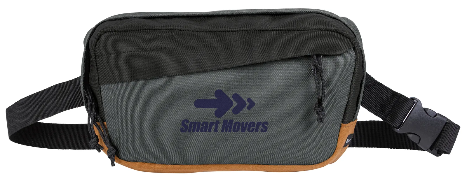 RPET Fanny Pack Suede Trim Convertible Sling - 6.1 x 10.6 in - product view 8