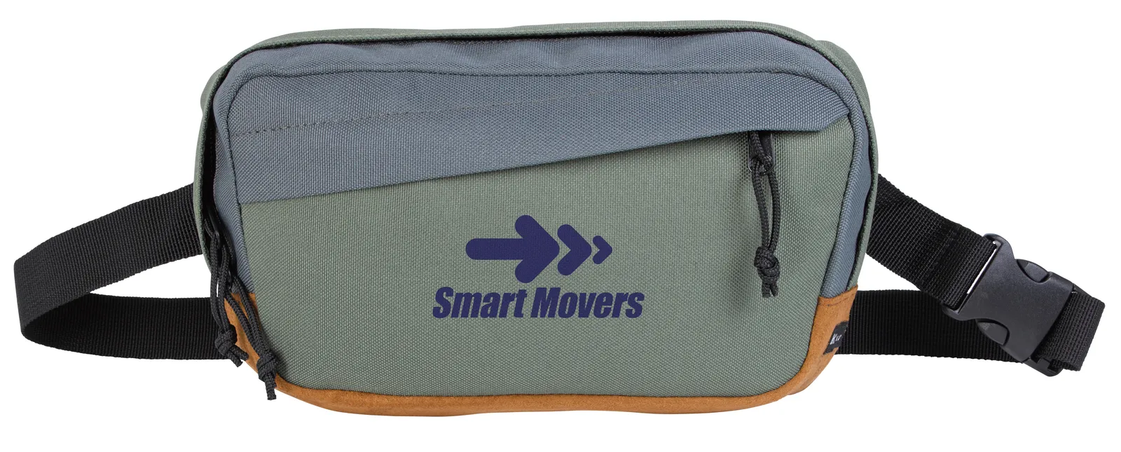 RPET Fanny Pack Suede Trim Convertible Sling - 6.1 x 10.6 in - product view 9