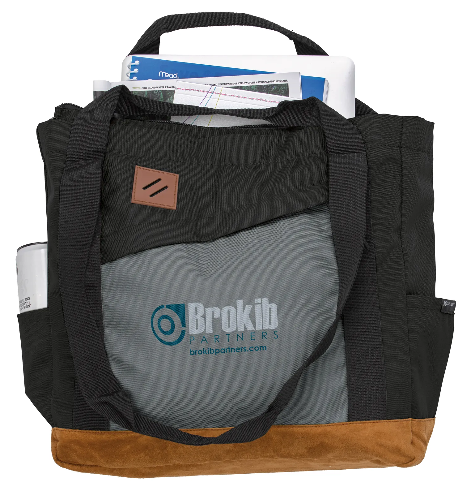 Recycled Tote Backpack RPET Laptop Sleeve - 14 x 14 in - product view 4