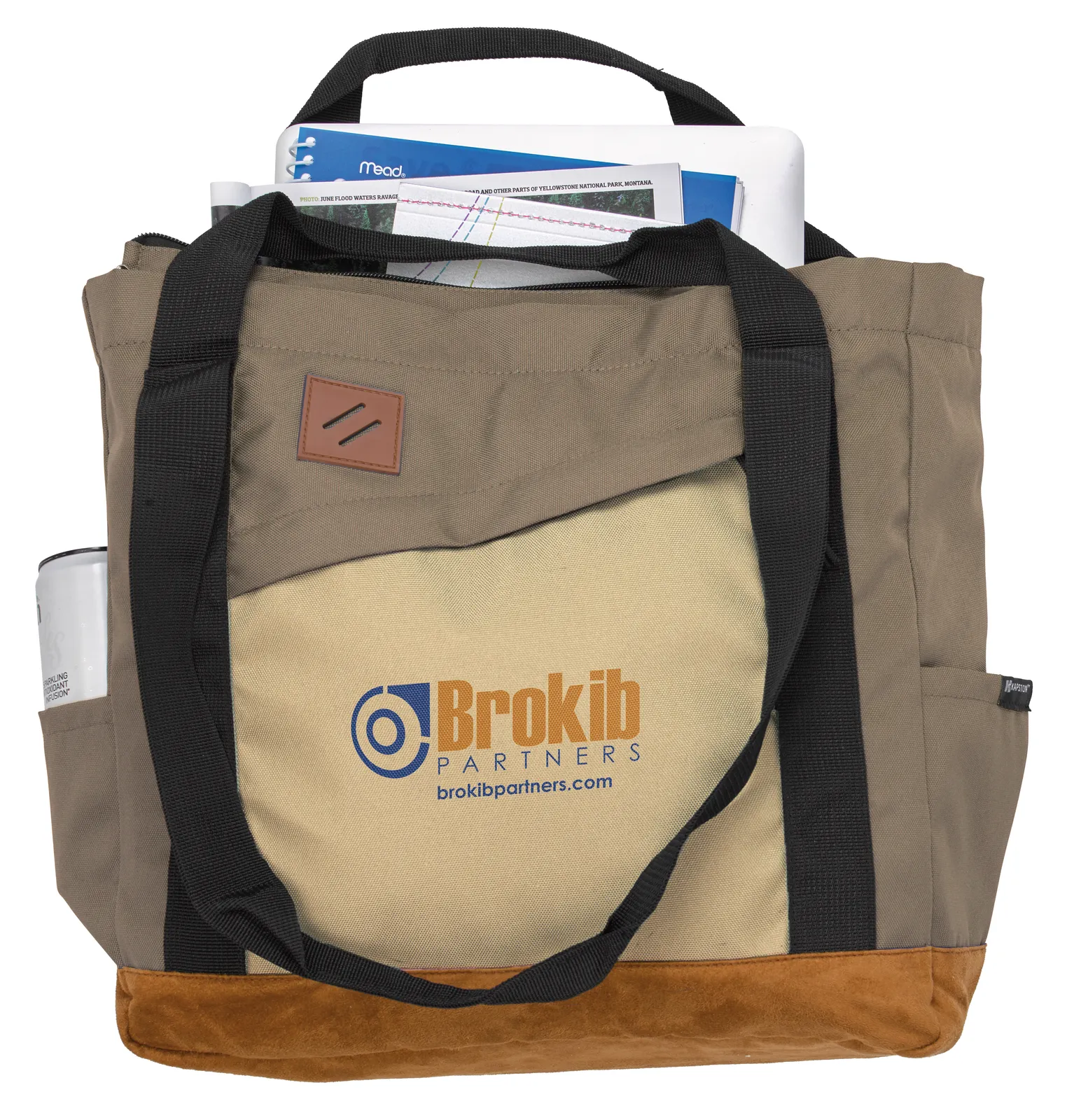 Recycled Tote Backpack RPET Laptop Sleeve - 14 x 14 in - product view 9