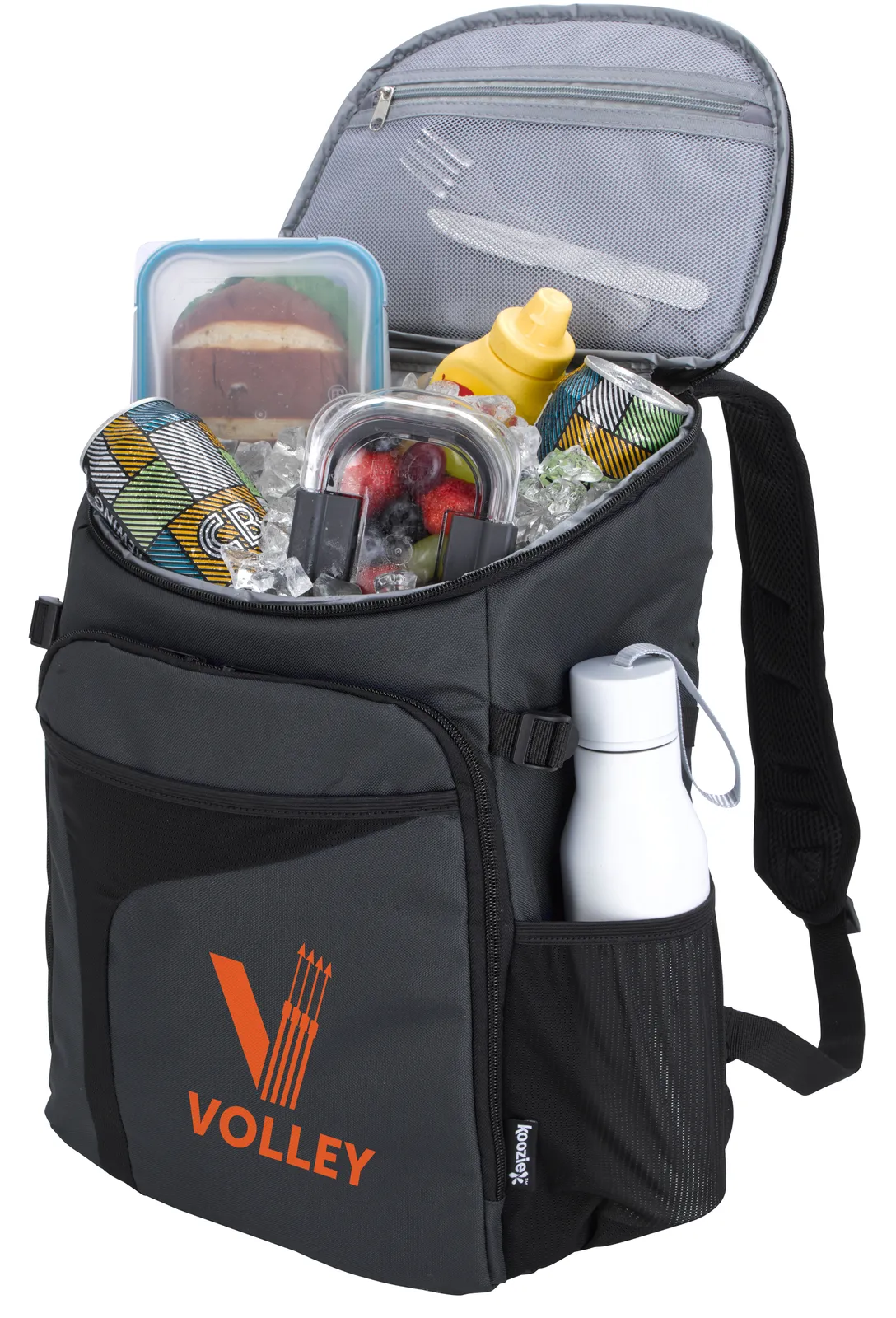 Recycled Cooler Backpack RPET Water Resistant - 17 x 12 in - product view 4