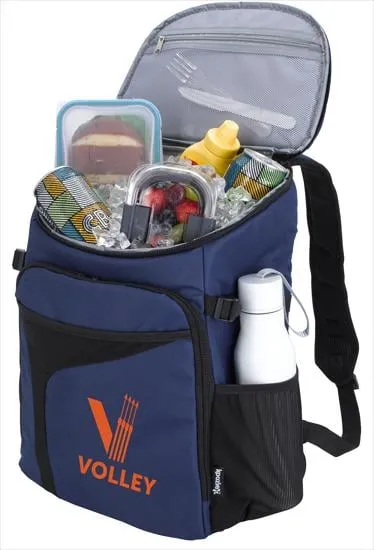 Recycled Cooler Backpack RPET Water Resistant - 17 x 12 in