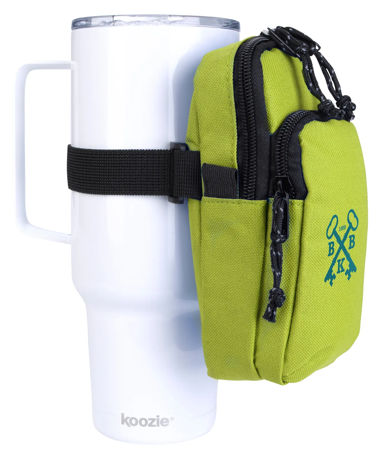 Water Bottle Pouch Recycled PET Running Arm - 6.6 x 3.3 in - product view 2