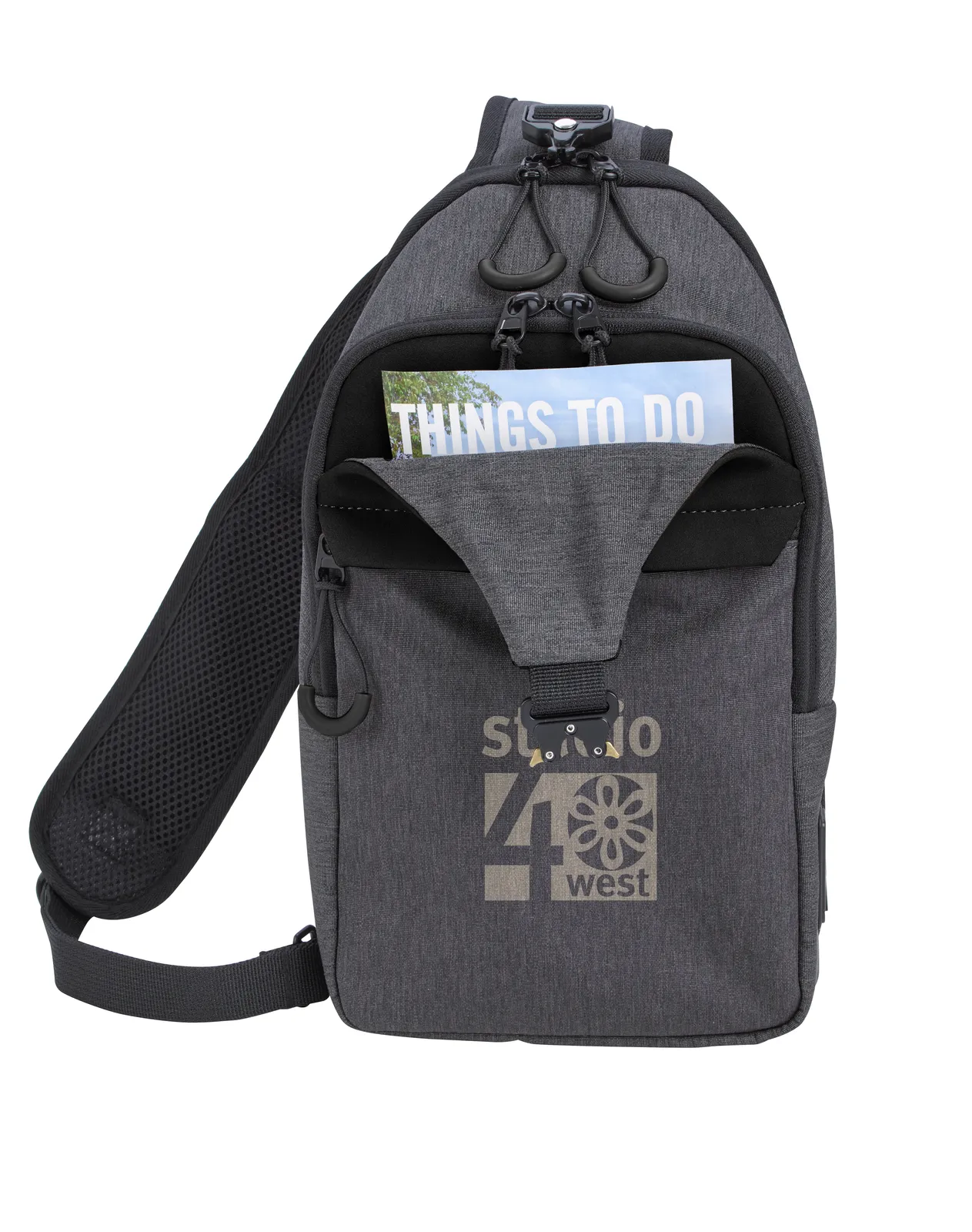 Sling Pack USB Port RPET TSA Tablet Sleeve - 12 x 7 in - product view 5