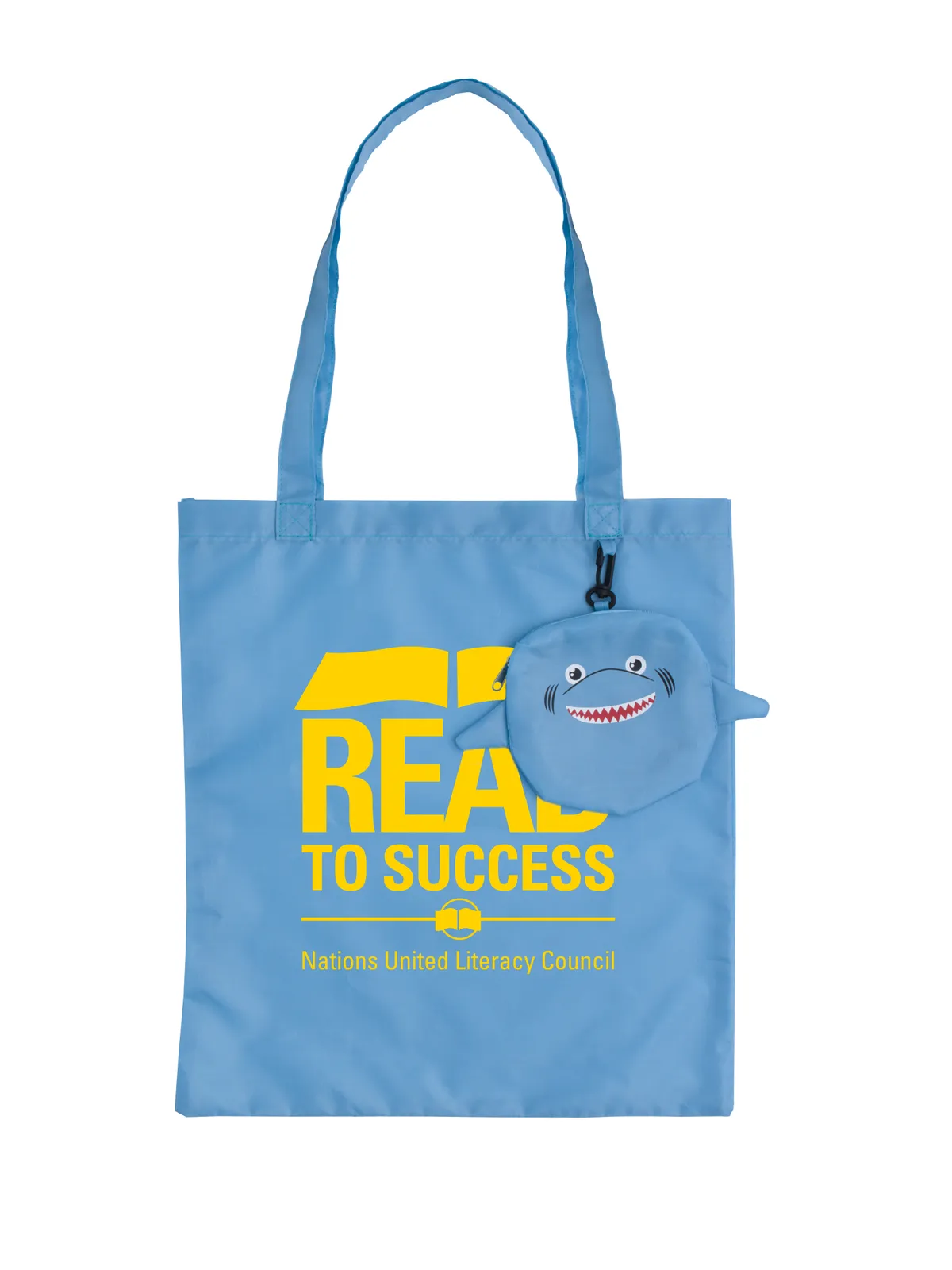 Foldable Tote Animal Print Detachable Pouch - 15 x 14 in - product view 6