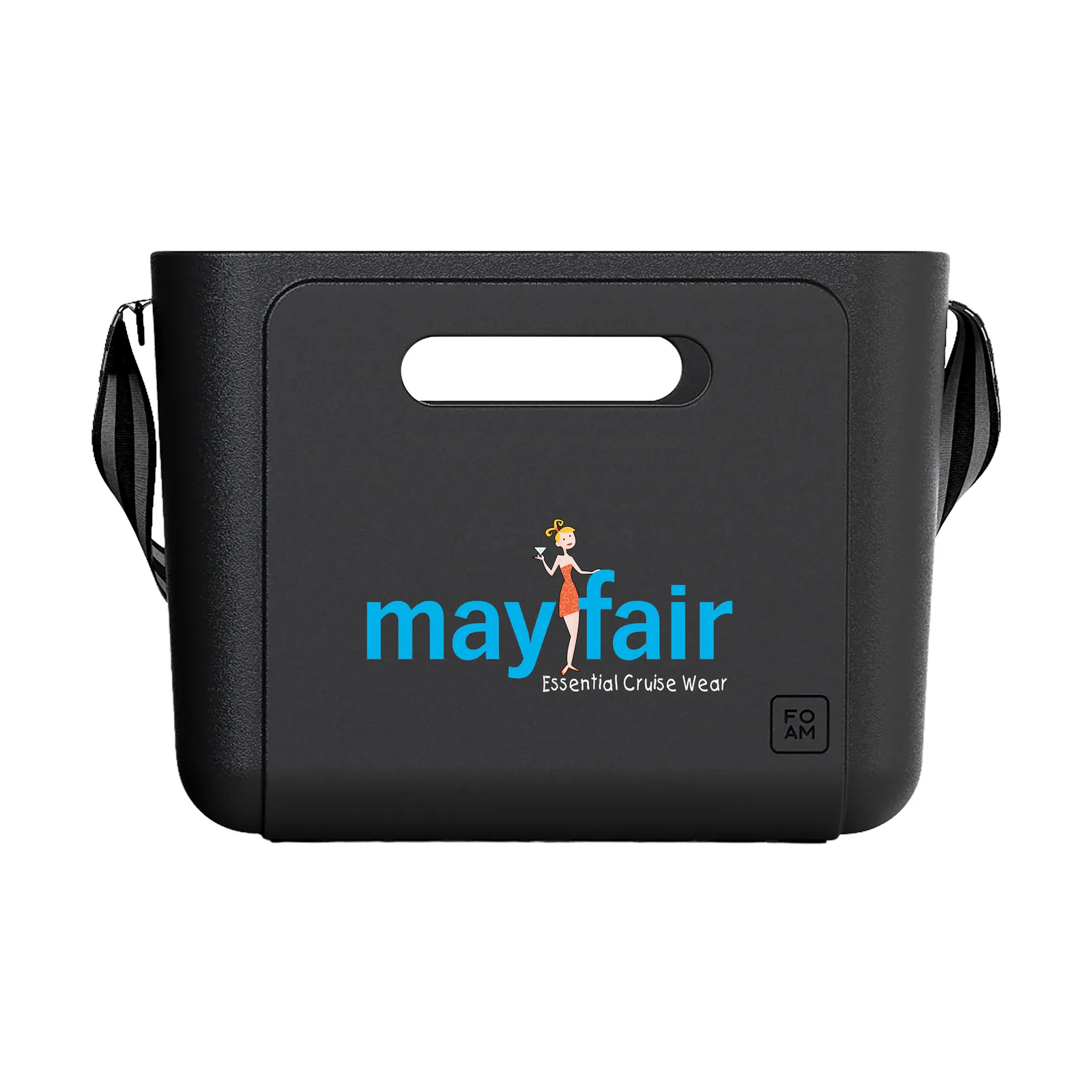 EVA Tote Bag Mini Wipe Clean Adjustable - 14 x 10 in - product view 3