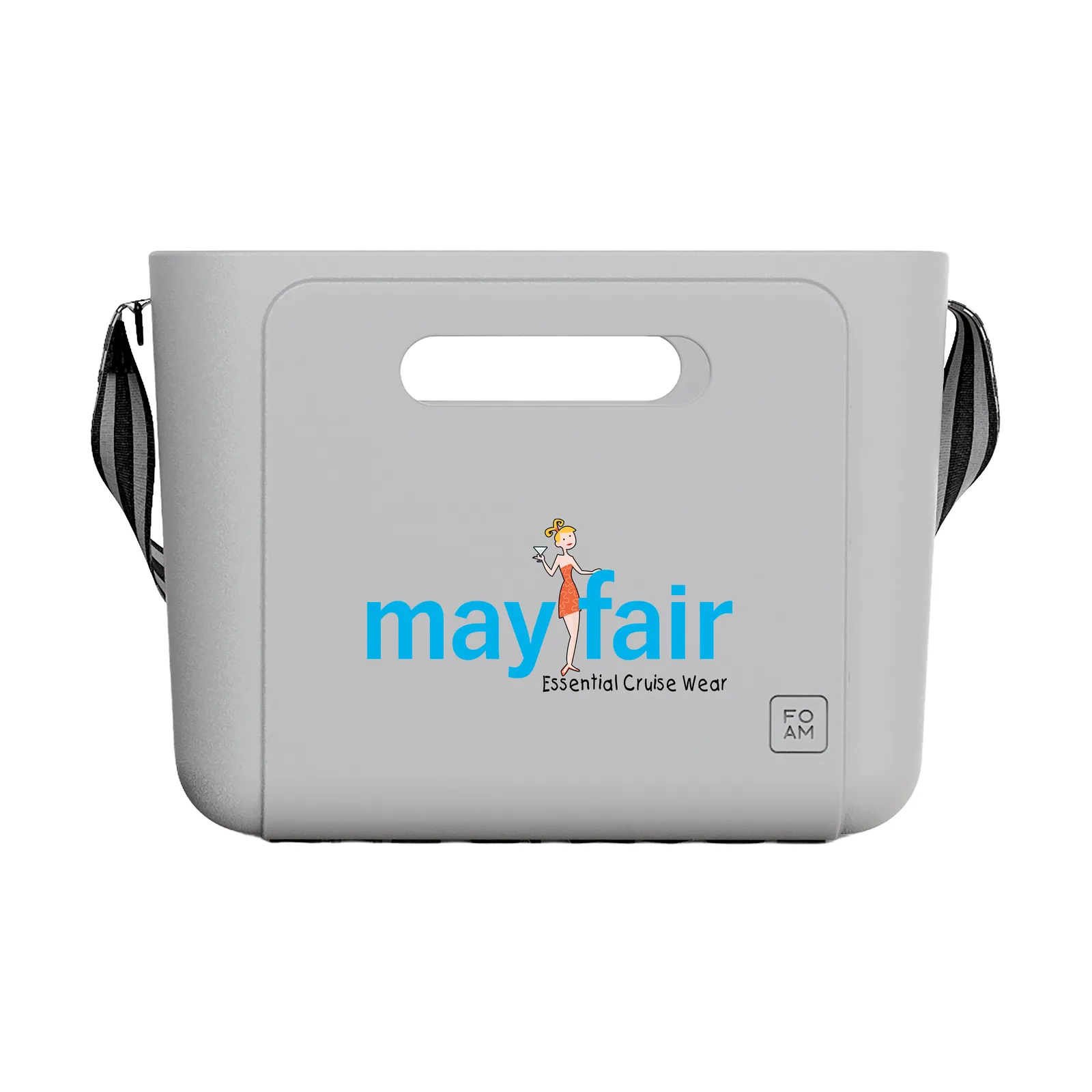 EVA Tote Bag Mini Wipe Clean Adjustable - 14 x 10 in - product view 4