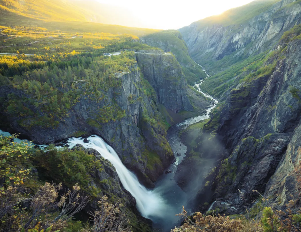 Waterfalls Wall Calendar Scenic Photography - 18.5 x 11 in - product view 18