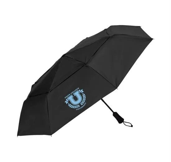 Compact Umbrella Vented Auto Open Close - 43 in Arc