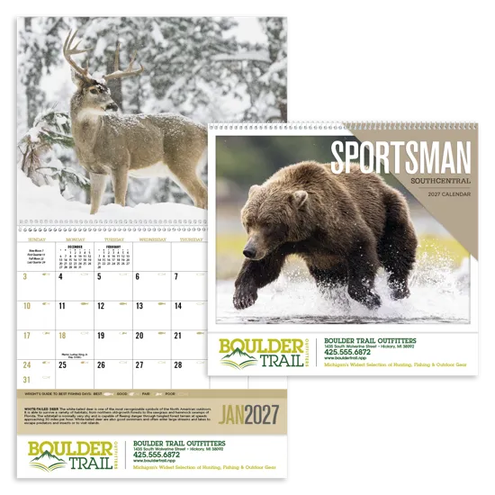 Southcentral Sportsman Calendar Regional Guide - 18.5 x 11 in