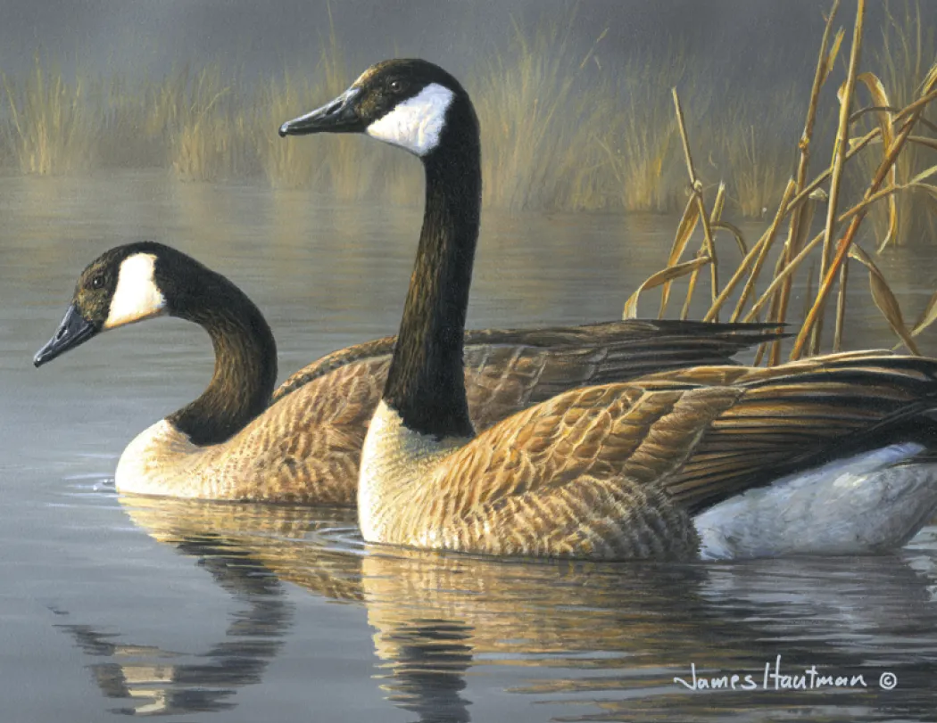 Hautman Brothers Wildlife Art Calendar Matte - 18.5 x 11 in - product view 19