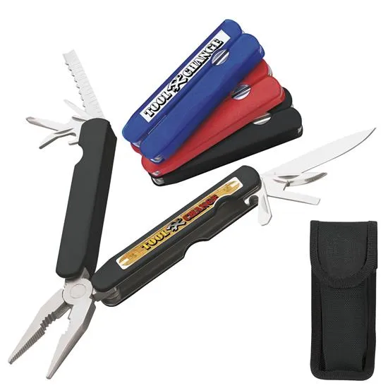 Multi Tool Pliers Stainless Steel with Pouch - 4 in