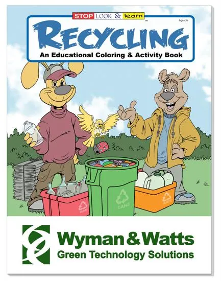Coloring Book: Recycling - product view 1