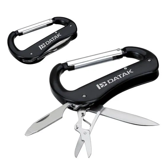 Carabiner Multi Tool Aluminum with Scissors - 3.125 in
