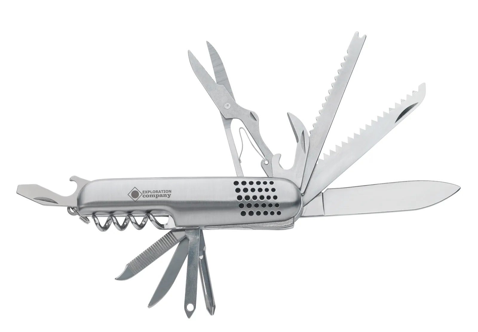Multi-Tool Pocket Knife Stainless Steel 12 Functions - 3.375 in - product view 3