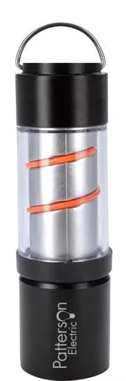 Rechargeable LED Lantern Flashlight Aluminum 300mAh - 3.7 in