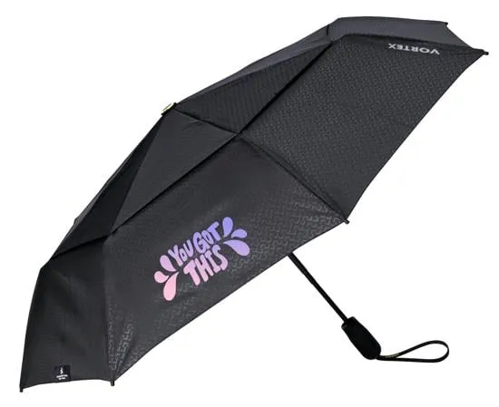 Vented Compact Umbrella Auto-Open Close Recycled - 43 in