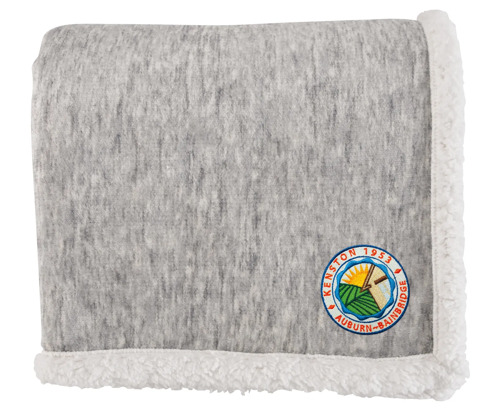 Two Tone Sherpa Blanket Cream Edge - 60 x 50 in - product view 3
