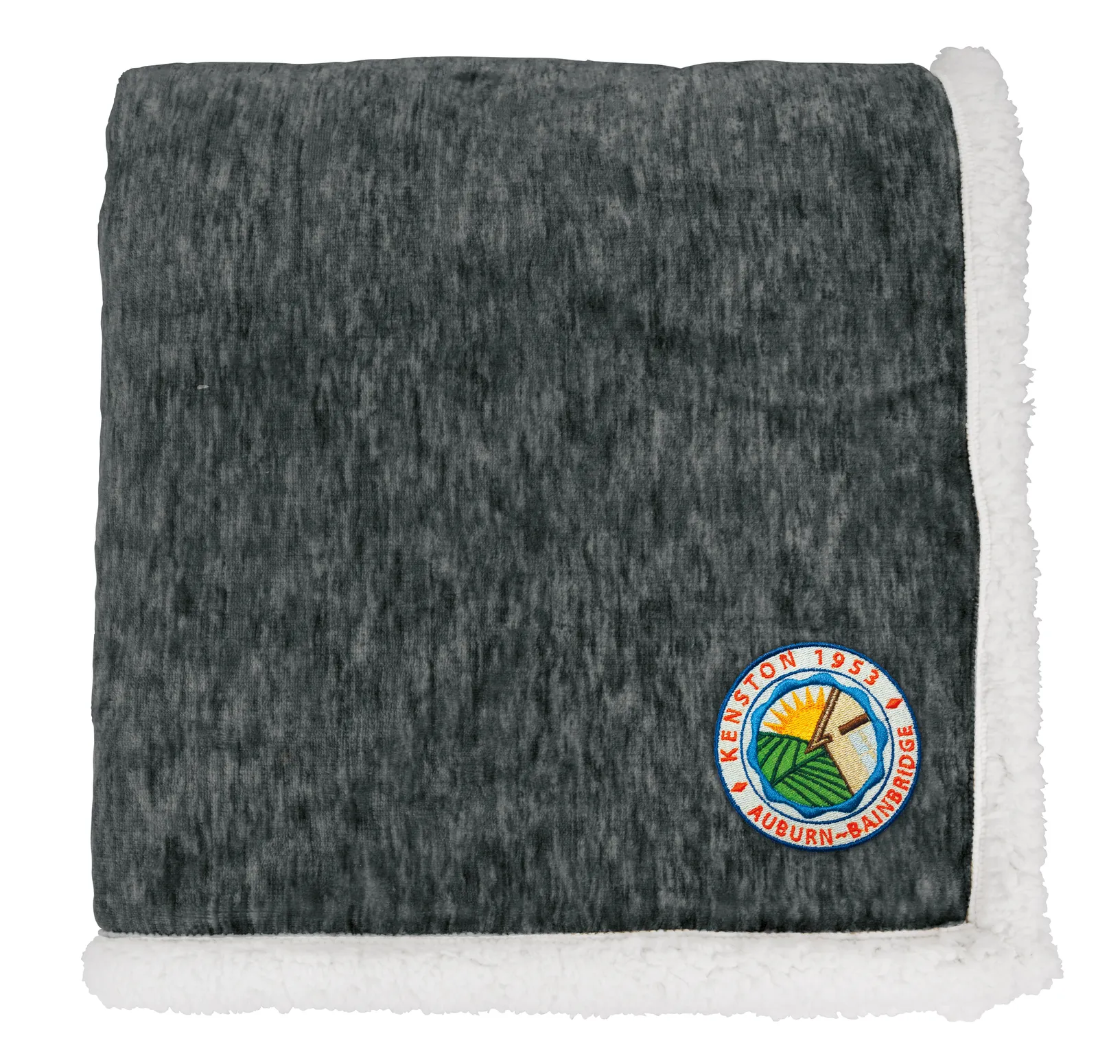 Two Tone Sherpa Blanket Cream Edge - 60 x 50 in - product view 5