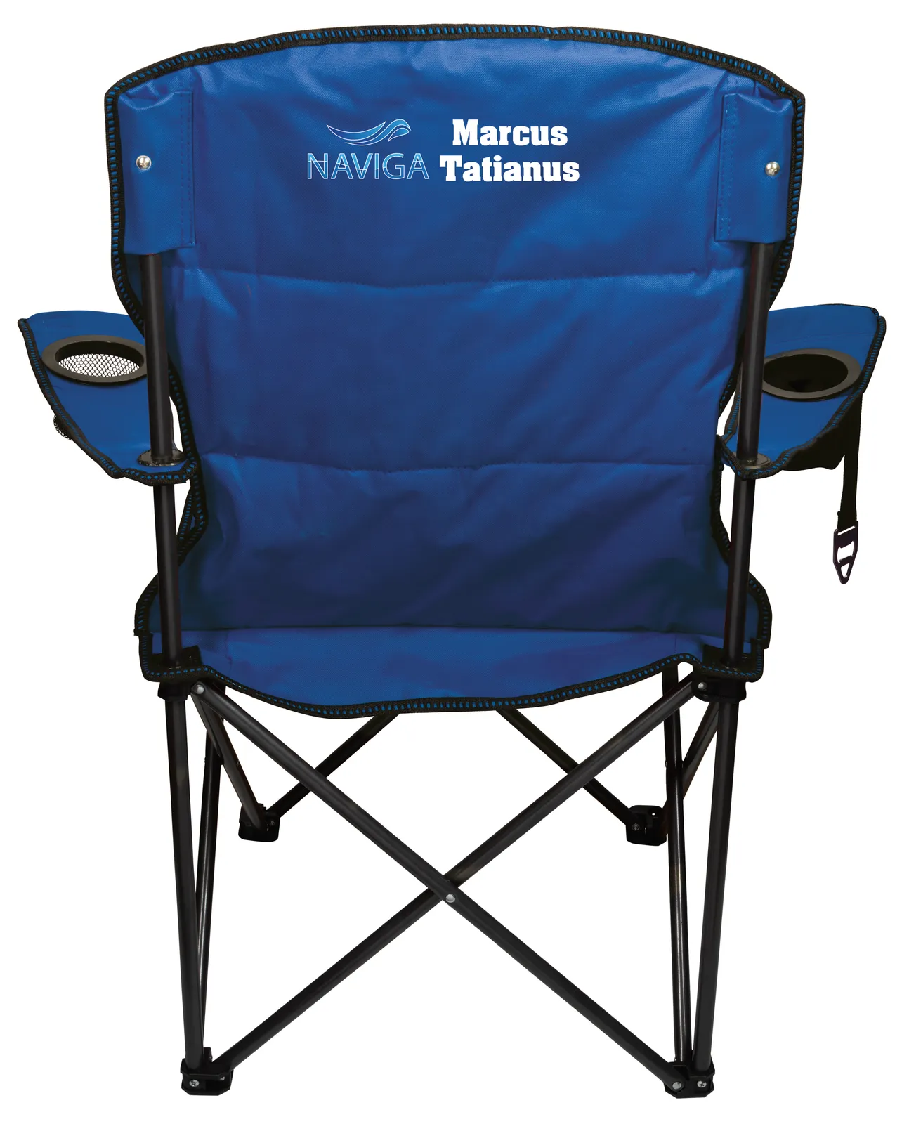 Padded Folding Chair Bottle Opener Steel Frame - 39 in - product view 9