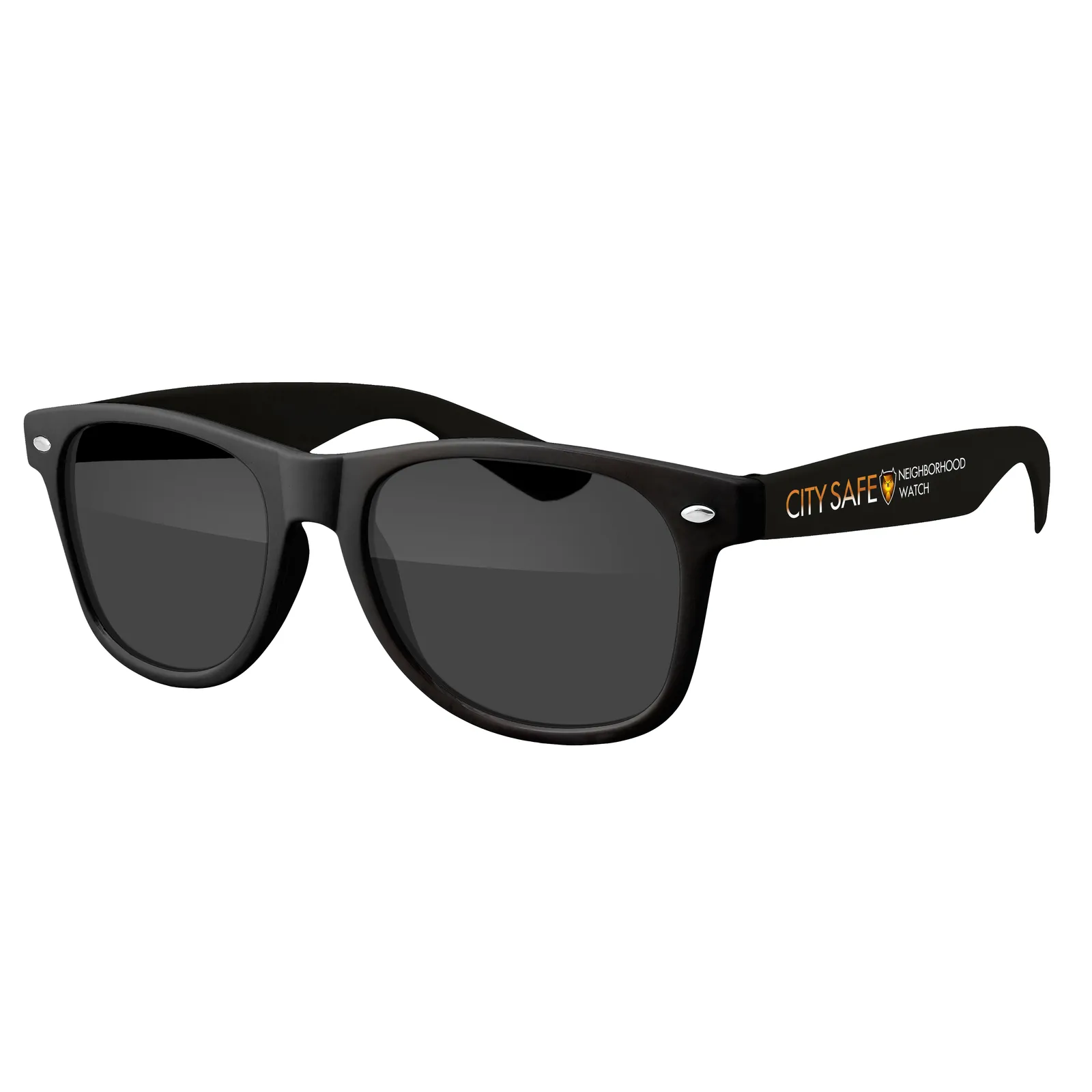 Two-Tone Retro Sunglasses Black Frame UV400 - 5.75 x 6 in - product view 2