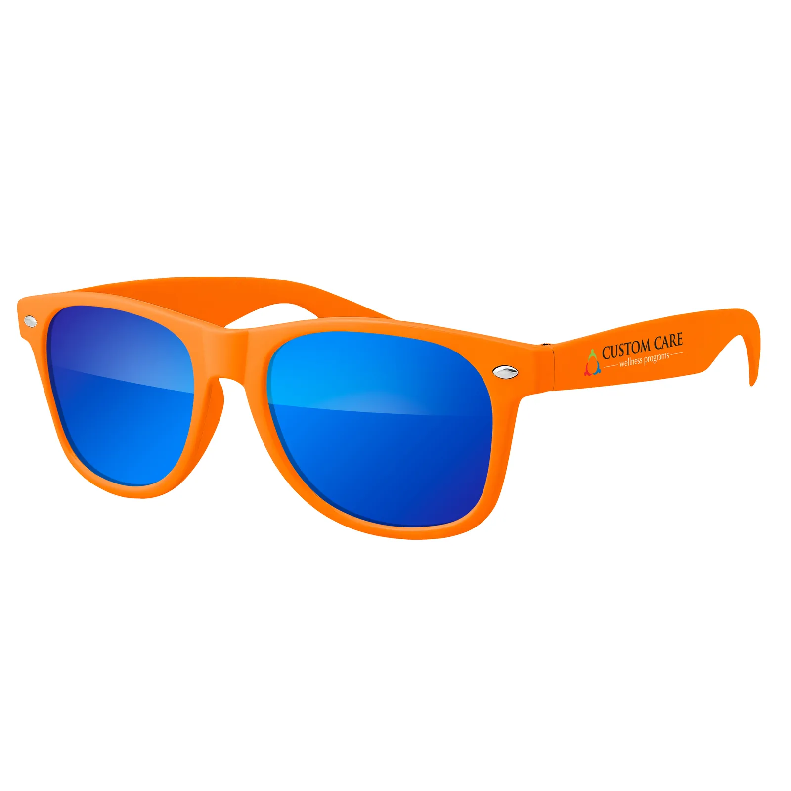 Retro Mirrored Sunglasses Polycarbonate UV400 - 5.75 x 6 in - product view 8