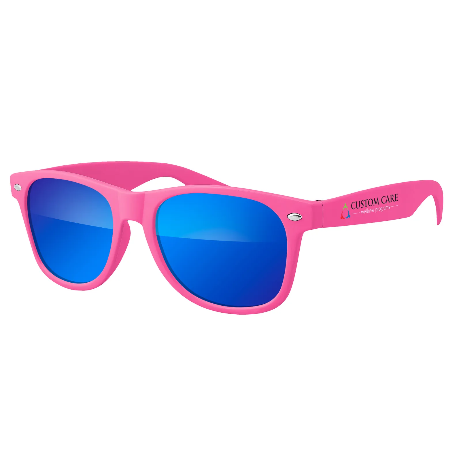 Retro Mirrored Sunglasses Polycarbonate UV400 - 5.75 x 6 in - product view 10