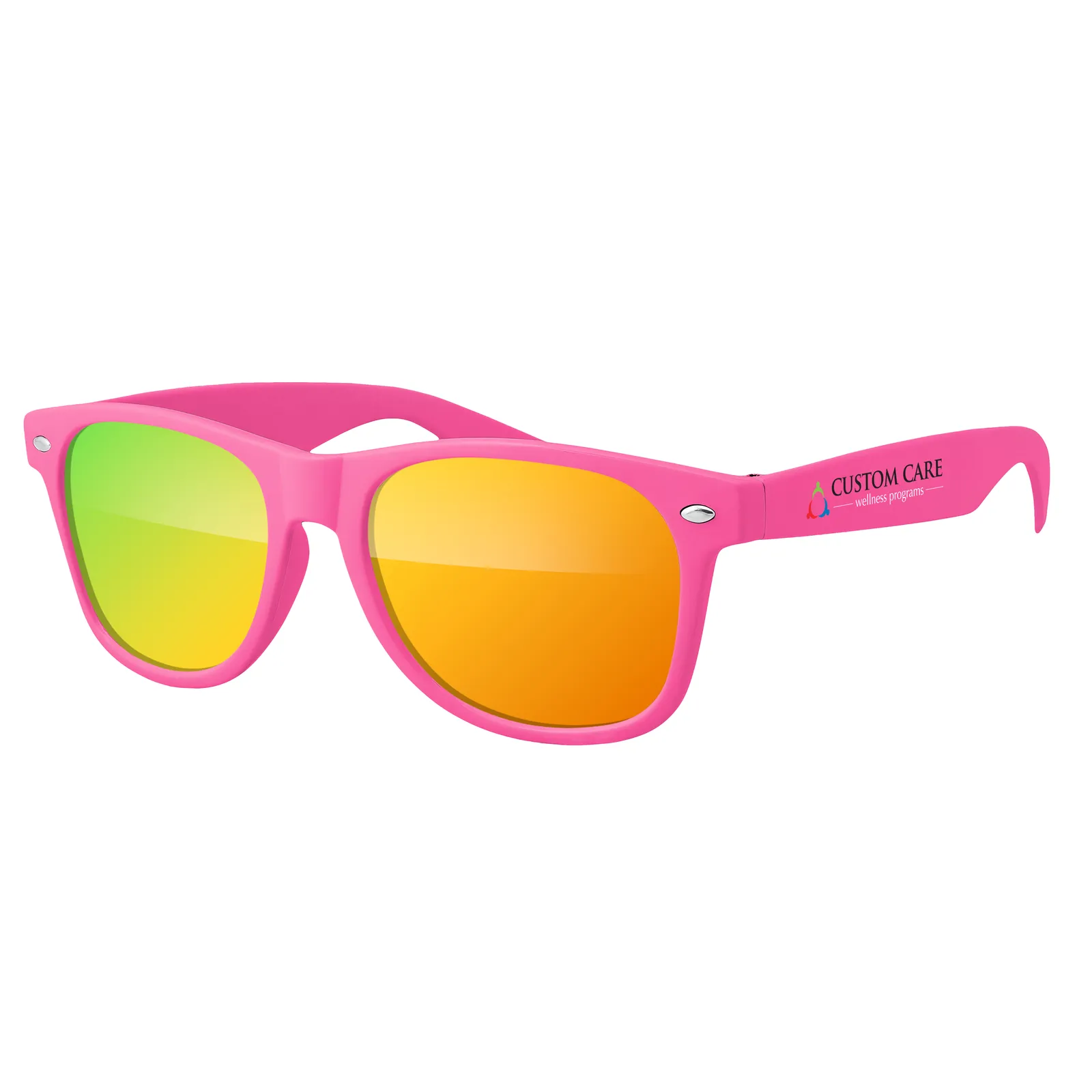 Retro Mirrored Sunglasses Polycarbonate UV400 - 5.75 x 6 in - product view 11