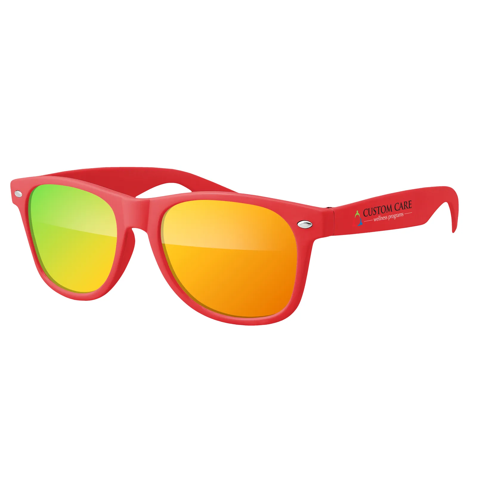 Retro Mirrored Sunglasses Polycarbonate UV400 - 5.75 x 6 in - product view 14