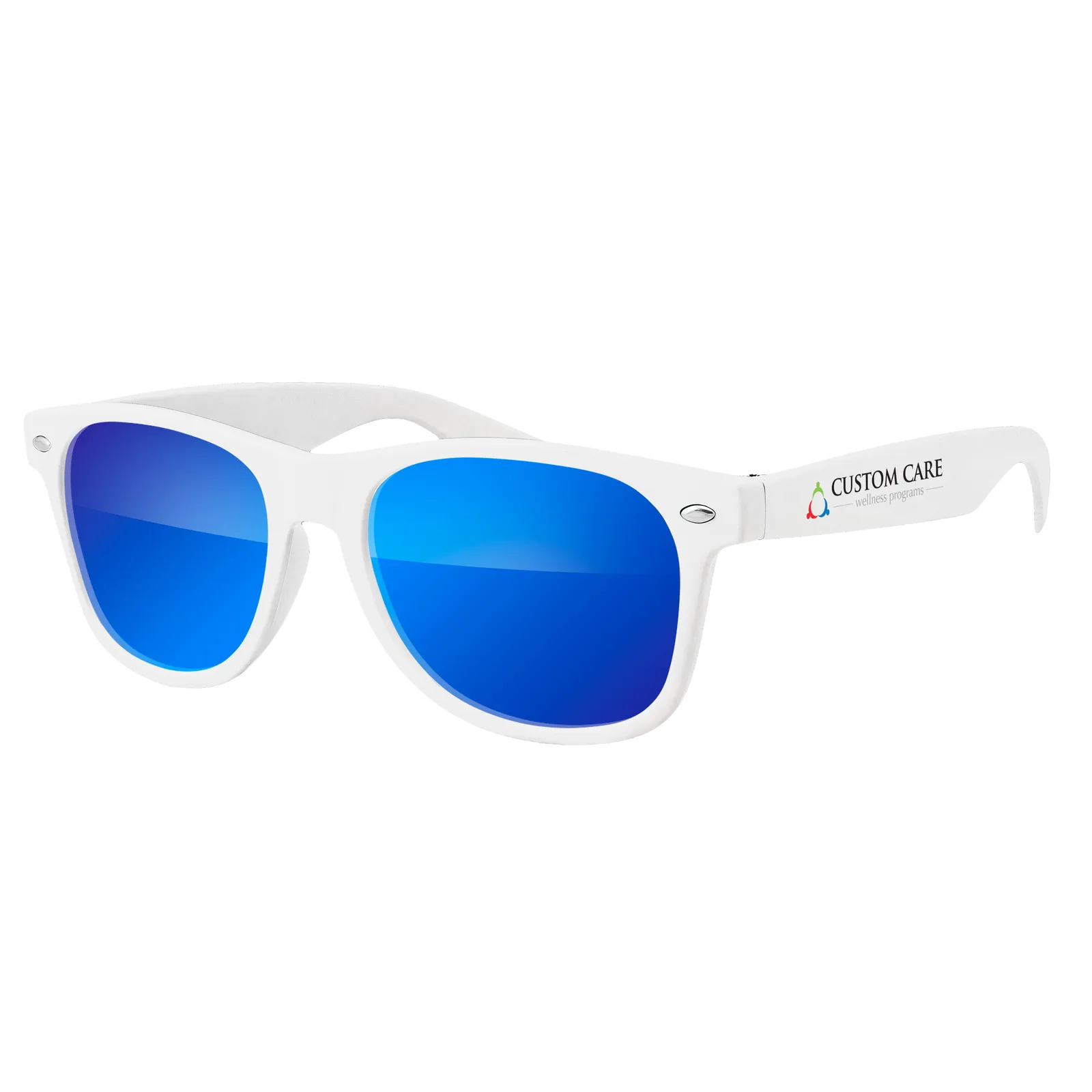 Retro Mirrored Sunglasses Polycarbonate UV400 - 5.75 x 6 in - product view 17