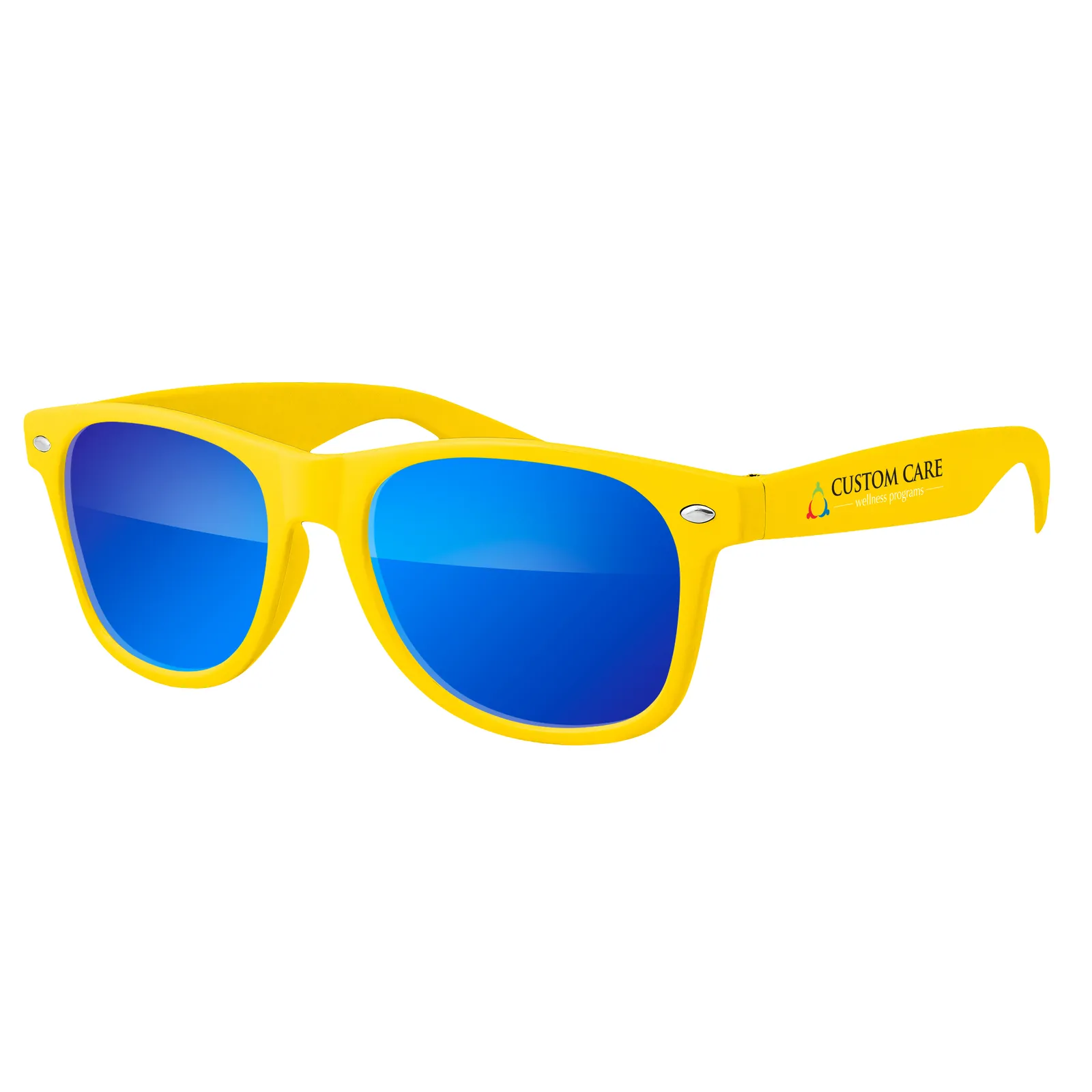 Retro Mirrored Sunglasses Polycarbonate UV400 - 5.75 x 6 in - product view 19