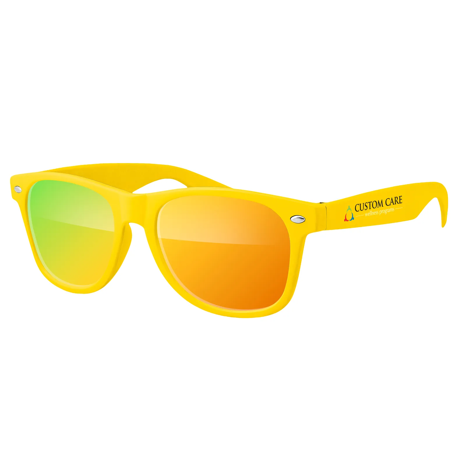 Retro Mirrored Sunglasses Polycarbonate UV400 - 5.75 x 6 in - product view 20