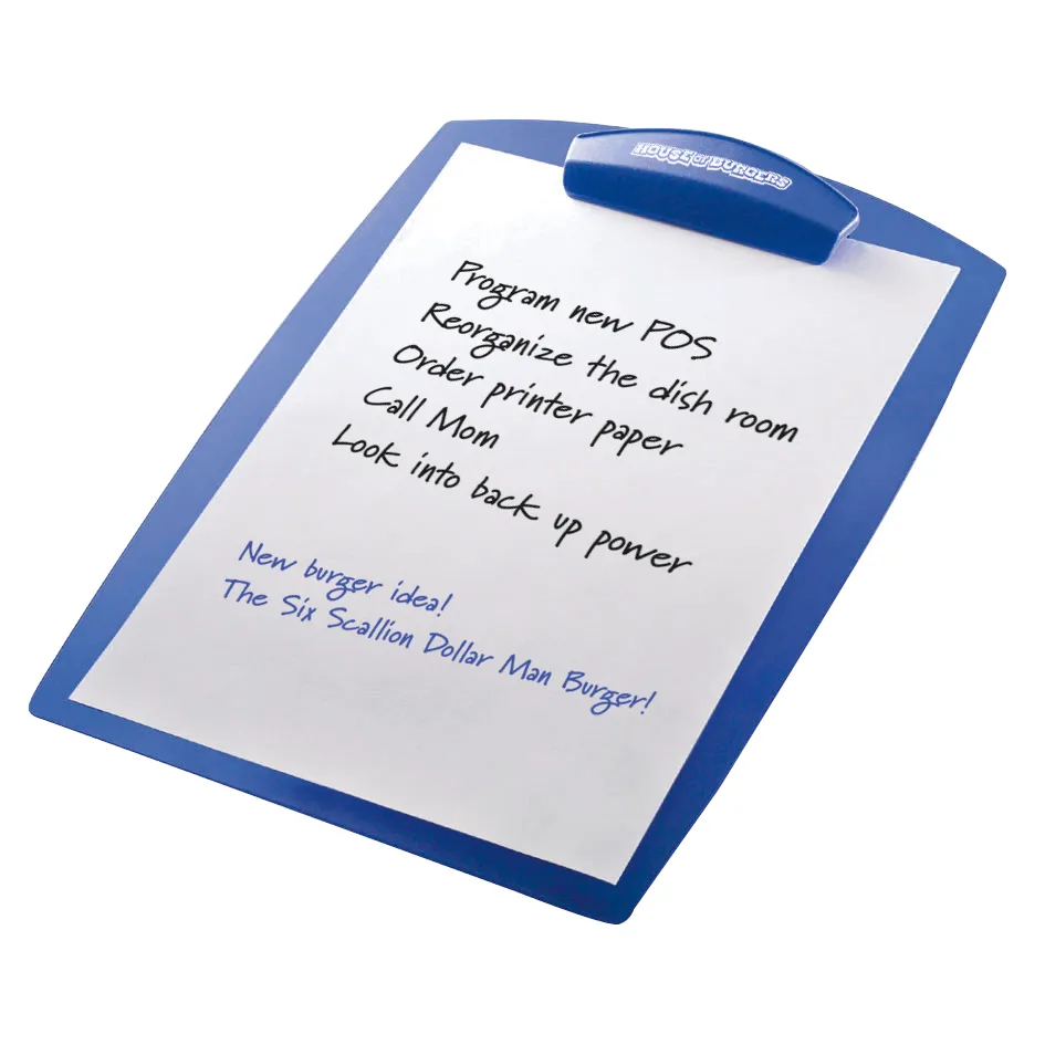 Clipboard Translucent Plastic 50 Sheet Capacity - 13.6 x 9.9 in - product view 11