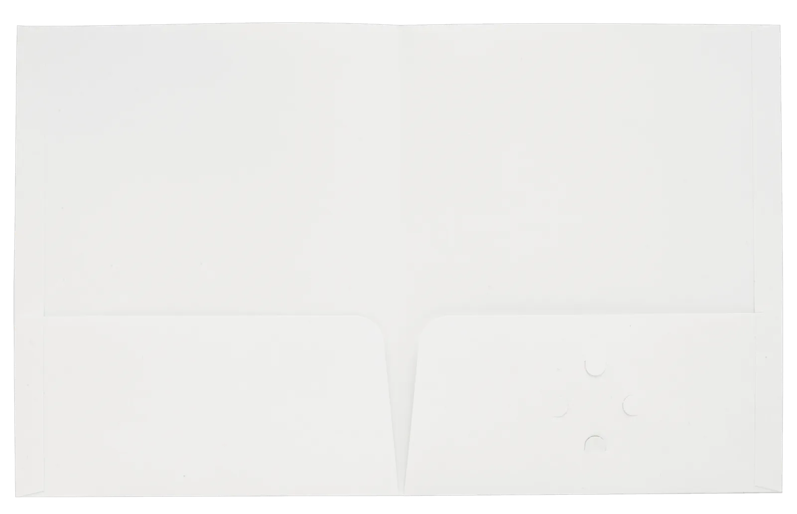 Gloss Paper Folder Business Card Slot - 12 x 9 in - product view 19