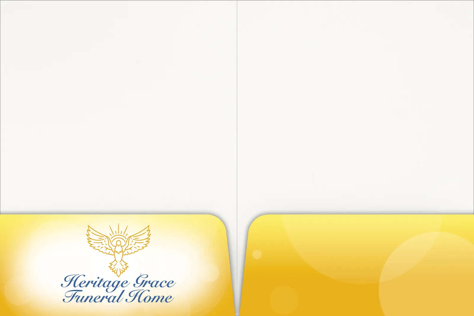 Full-Color Paper Folder Glossy Finish - 12 x 9 in - product view 12