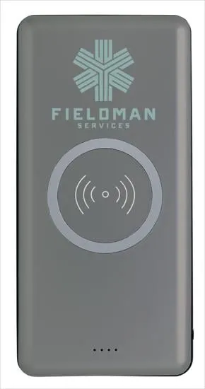 Wireless Power Bank Metallic Finish - 10,000 mAh