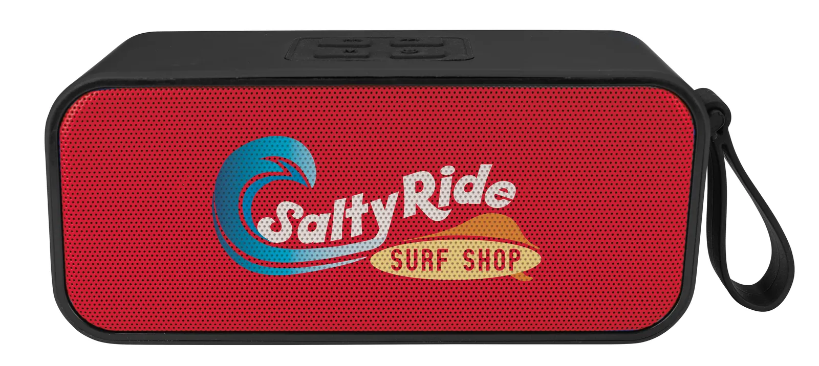 Waterproof Bluetooth Speaker IPX6 Fabric Front - 6.25 x 2.75 in - product view 7