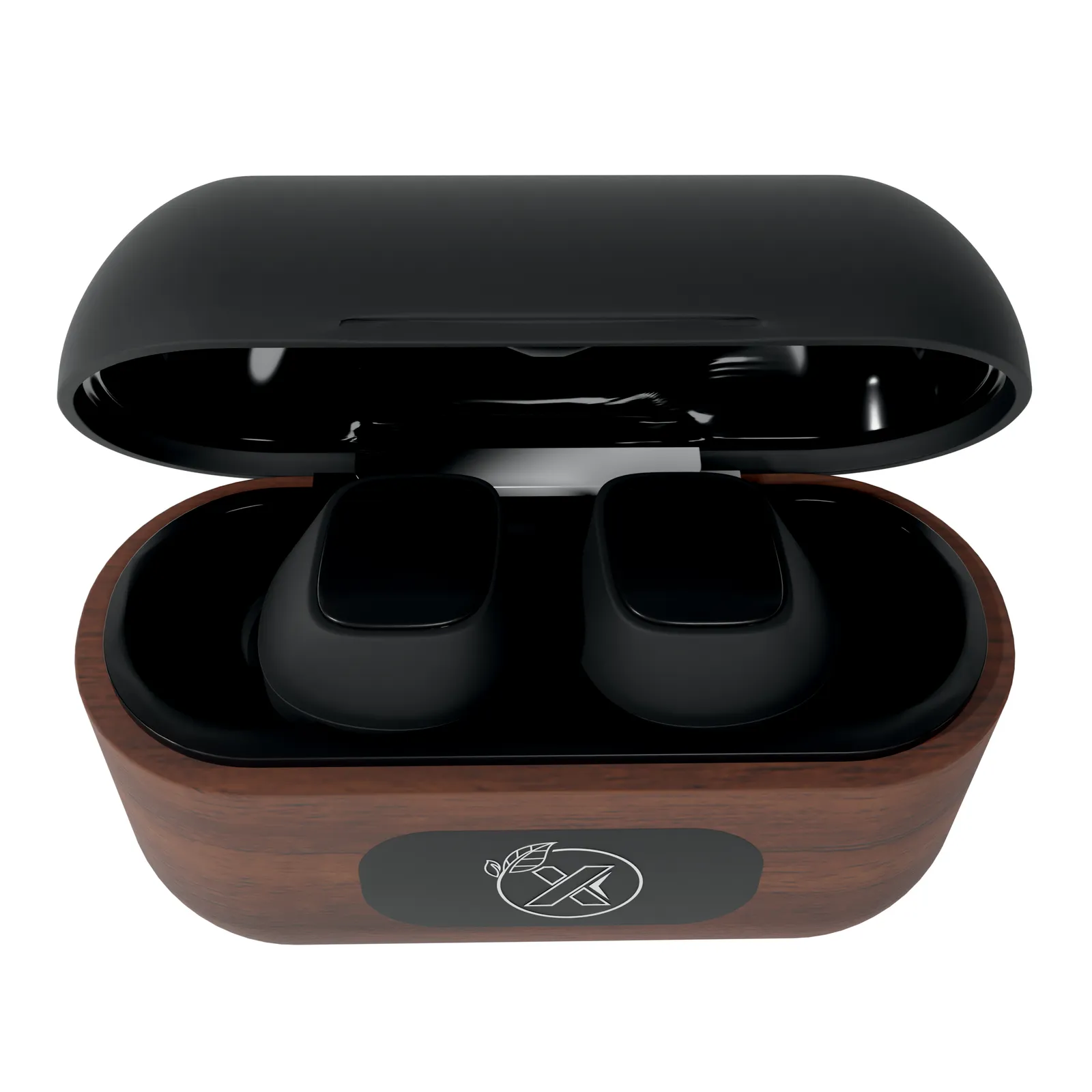 Walnut Wood Wireless Earbuds IPX5 Waterproof Case - product view 3