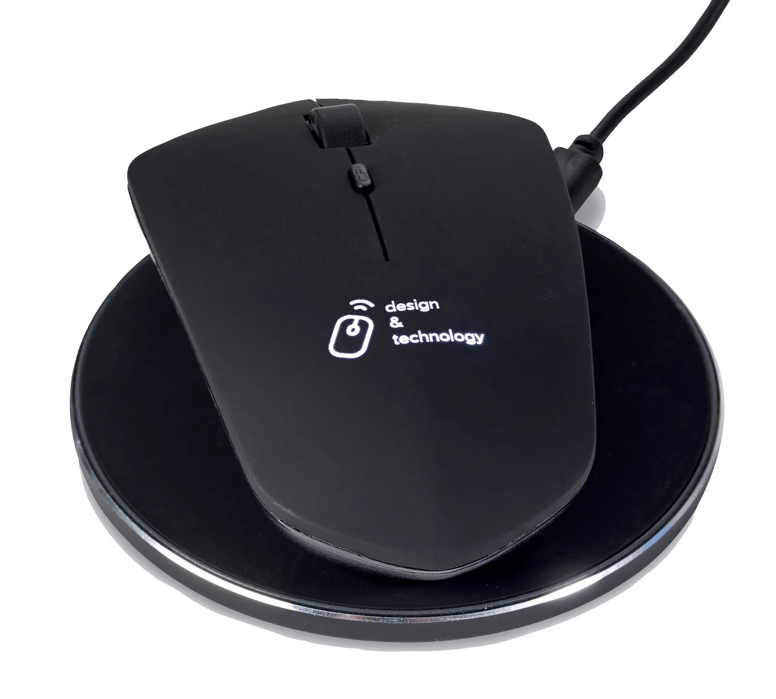 Wireless Mouse Charging Pad Combo 10W - 4.2 x 2.6 in - product view 2