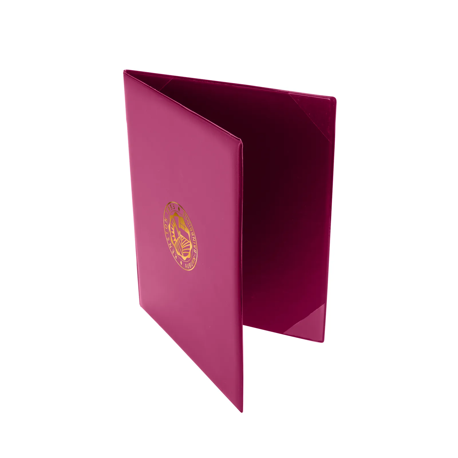 Certificate Holder Vinyl Foam Padded Dual Document - 11.75 x 9.5 in - product view 12